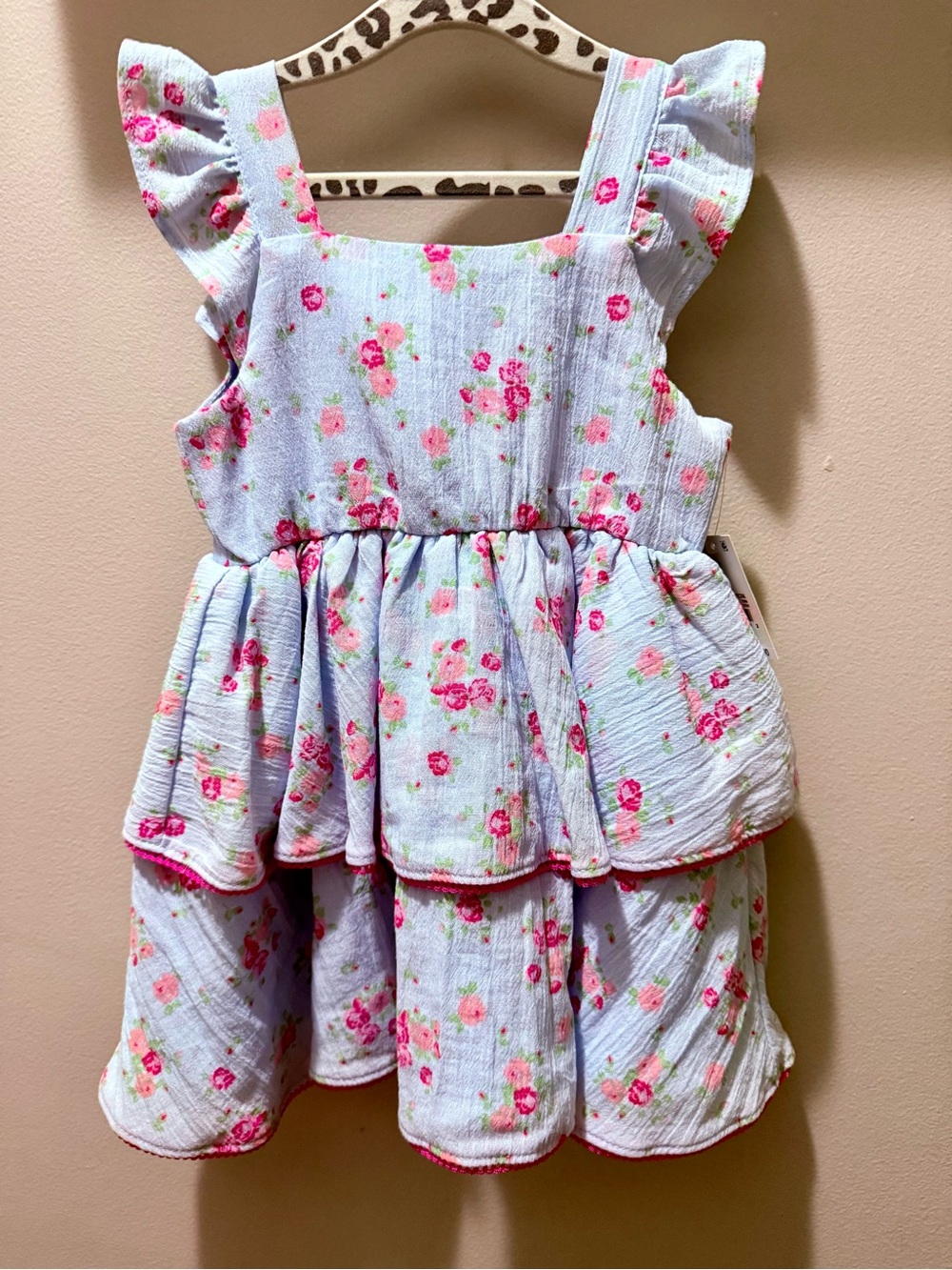Toddler Floral Tiered Dress NWT